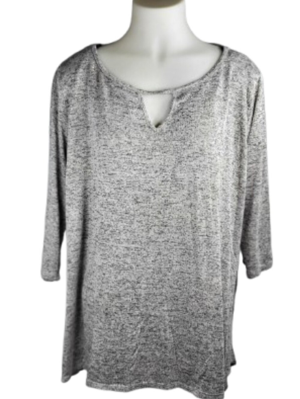 Obsession Gray Top Sz 3X